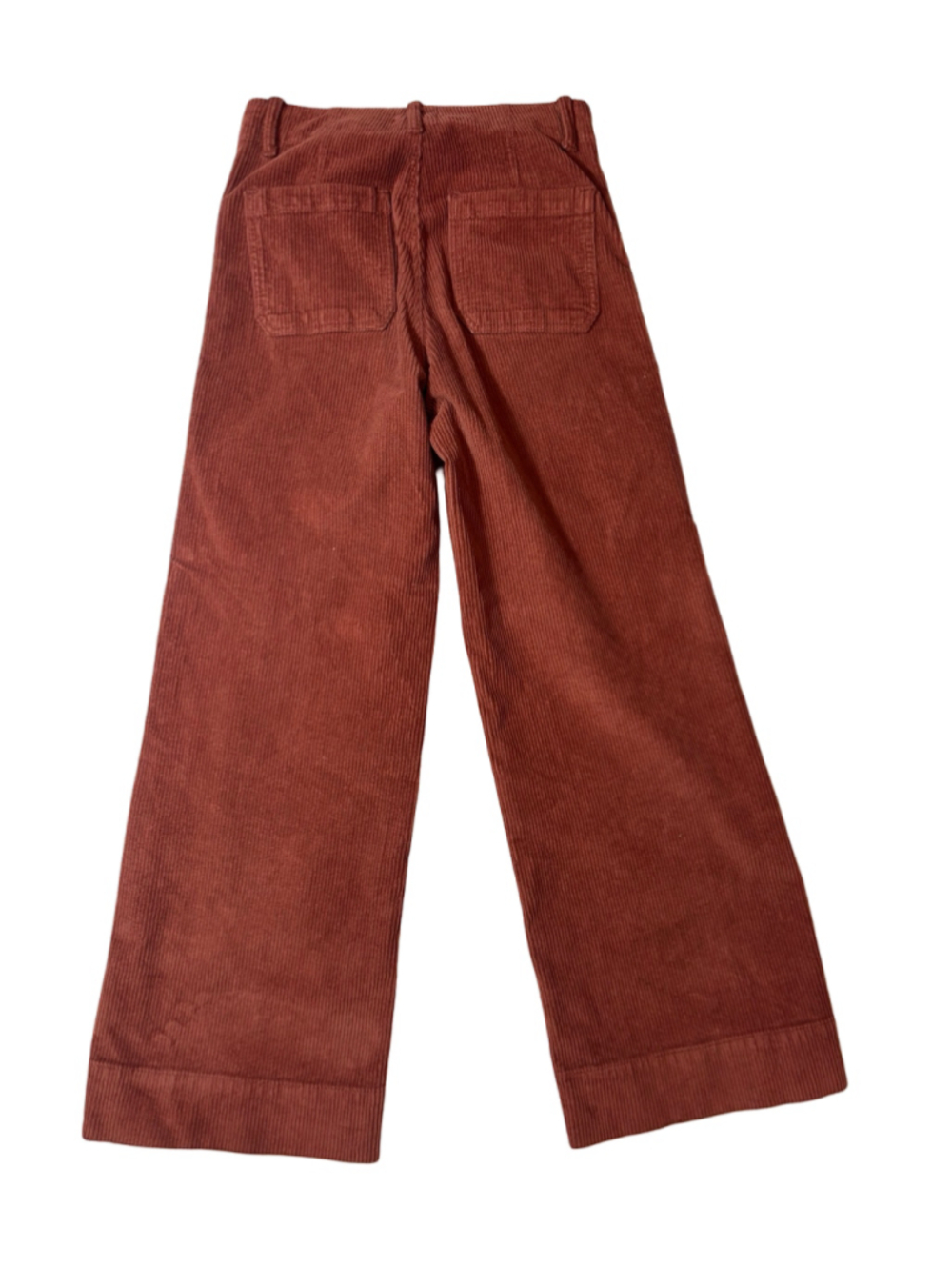 Favorite Daughter x Nuuly Mischa Corduroy Wide Leg Pants Rust Brown Size 28